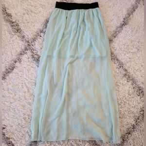 Mint Maxi Skirt Juniors S